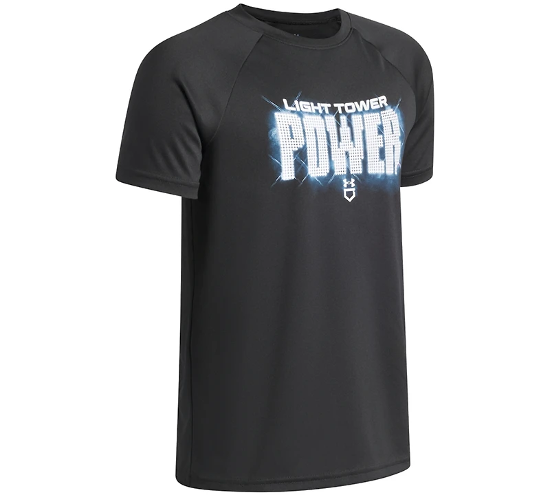 Under Armour Boys' 8-20 Basketball Light Tower Power Short-Sleeve T-Shirt