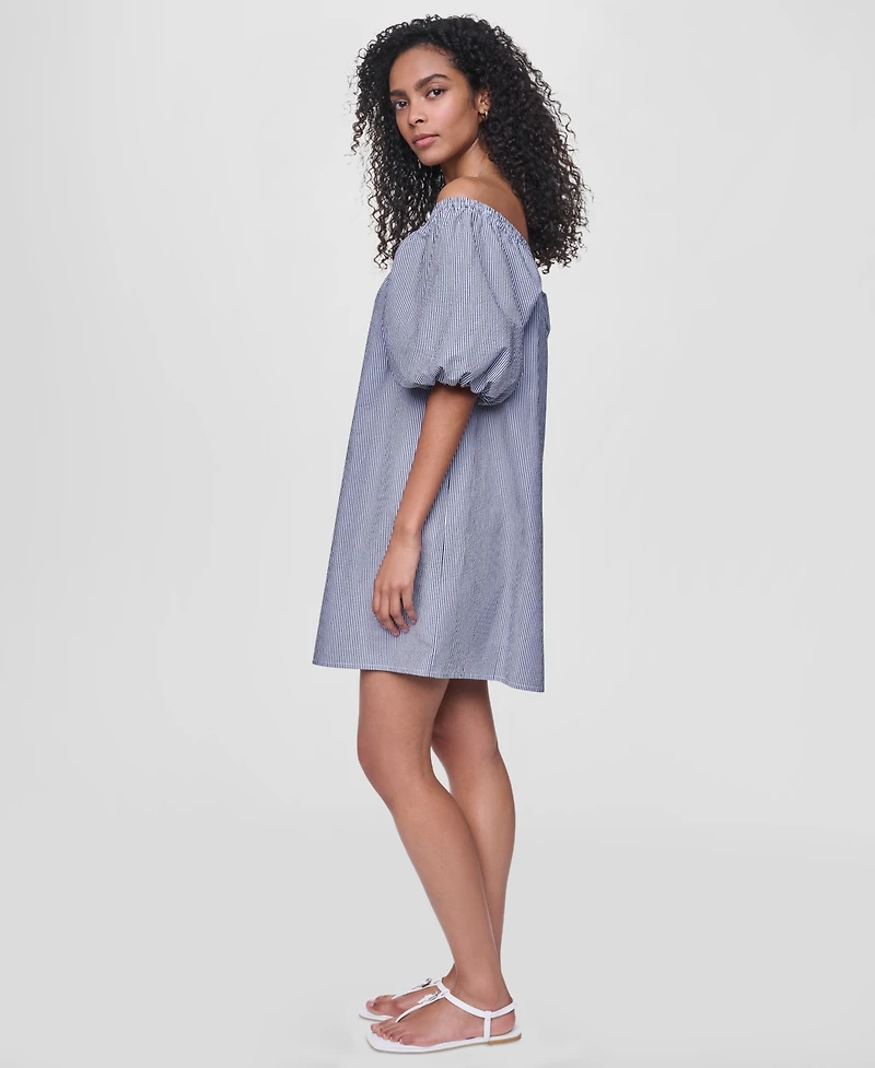 Dkny Jeans Women's Square Neck Mini Dress