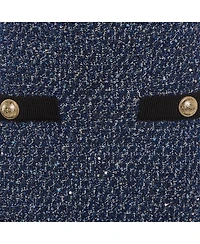 Pre-Owned Balmain Women's Lurex Tweed Mini Skirt