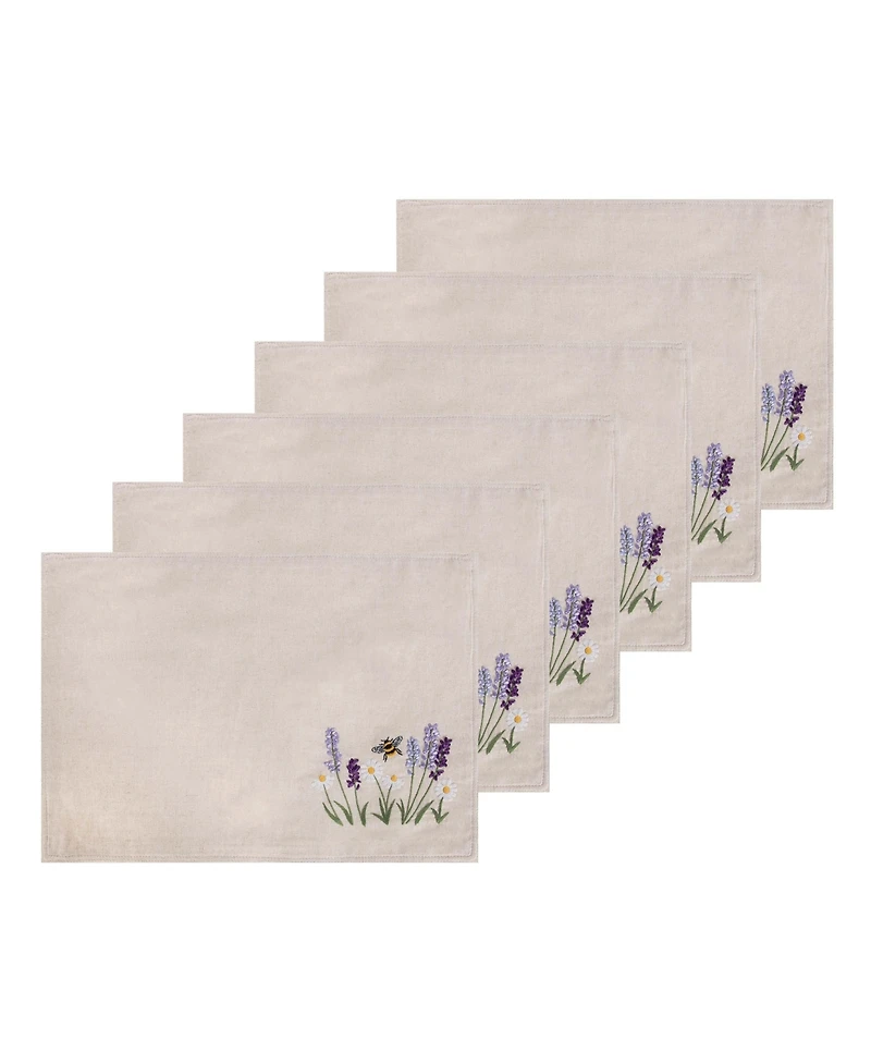 C&F Home Bee Garden Placemats Set of 6