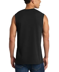 La Pop Art Men's Fleur-De-Lis Word Tank Top