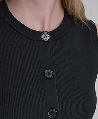 Dkny Jeans Women's Sleeveless Crewneck Sweater