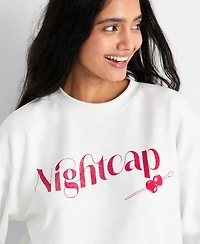 State of Day Women's Nightcap French Terry Graphic Sweatshirt, Macy's Exclusive