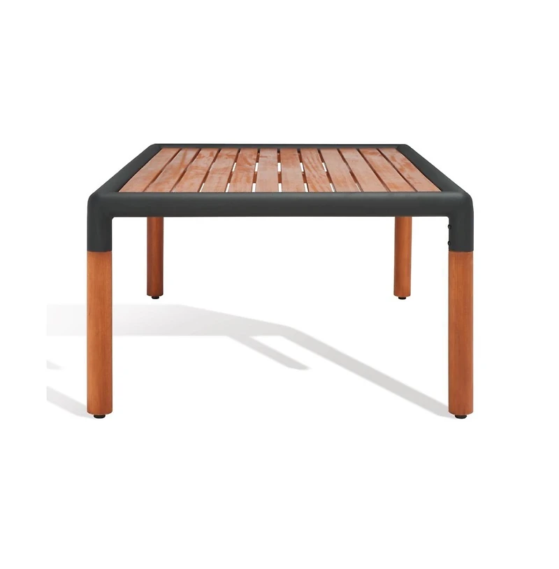 Safavieh Tommy Metal and Wood Outdoor Coffee Table