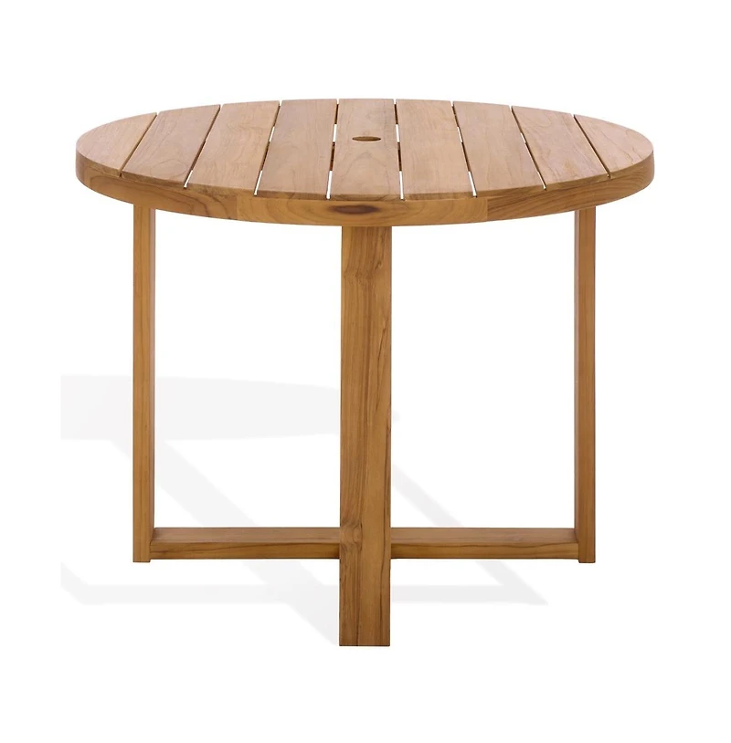 Augusta Home Mayaguana Round Teak Outdoor Dining Table