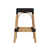 Butler Specialty Robias Rectangular Rattan 30" Bar Stool