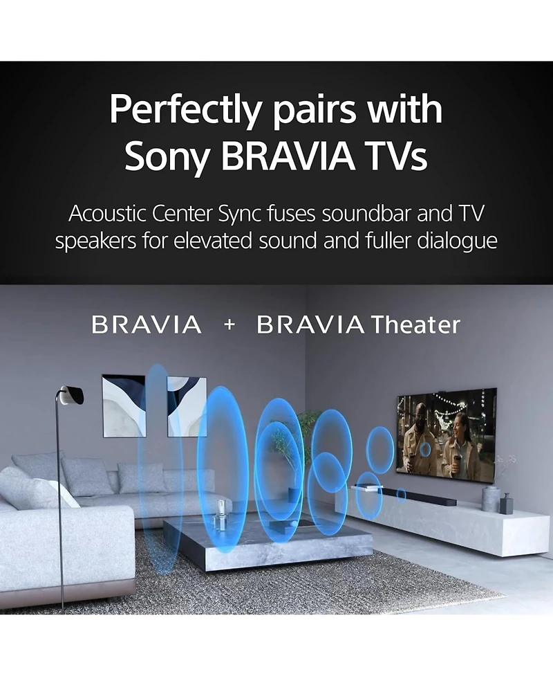 Sony K55XR80 55 Inch Imax Enhanced Bravia Oled 4K Hdr Google Tv with a Sony Ht-A9000 Bravia Theater Bar Soundbar (2024)