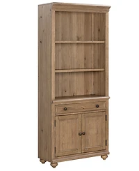 Willowmere 75" Wood Door Bookcase