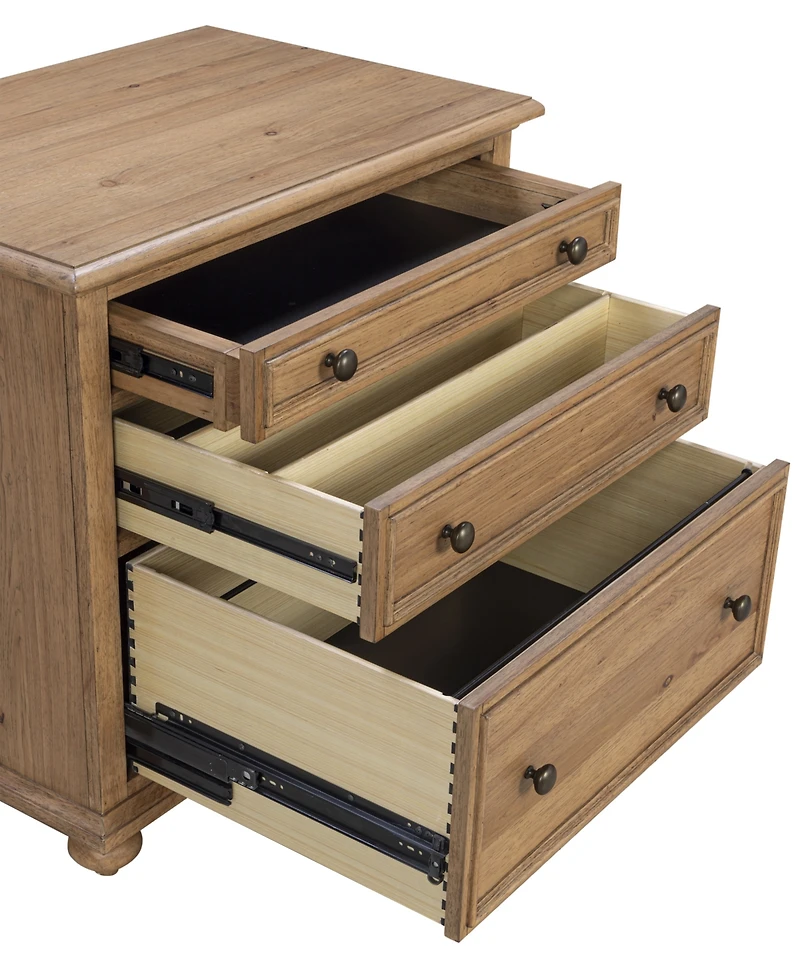 Willowmere 31" Wood Workstation Combo File Cabinet