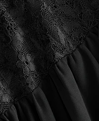 I.n.c. International Concepts Women's Lace-Trim Tiered Midi Skirt, Macy's Exclusive
