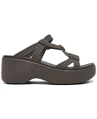 Crocs Women's Brooklyn Knot Sky Platform Sandals from Finish Line