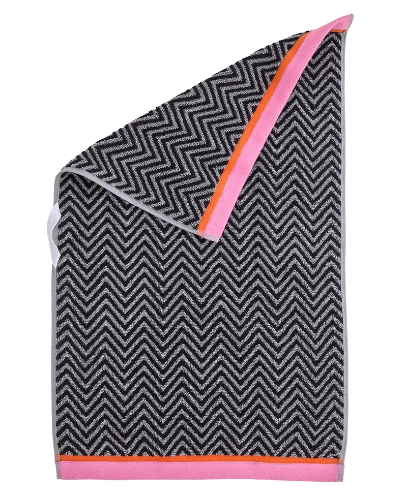 Skl Home Herringbone Border Jacquard 2-Pc.Hand Towel Set