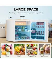 Cowsar 1.7 Cu. Ft Mini Fridge with Freezer for Dorms