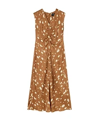 Whistles Women's Deer Spot Viscose Midi Dress