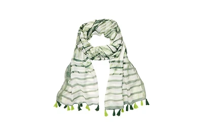 Olsen Women's Botanic Stripe Scarf
