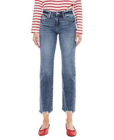 KanCan Essential Women's Kathrine High Rise Slim Straight Jeans