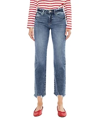 KanCan Essential Women's Kathrine High Rise Slim Straight Jeans