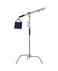 Gvm C360 10.5 inch Turtle Base C-Stand and Cross Arm Boom Kit 192223234604