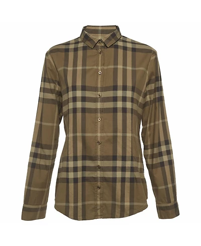Pre-Owned Burberry Women's Nova Check Cotton Shirt