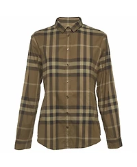 Pre-Owned Burberry Women's Nova Check Cotton Shirt
