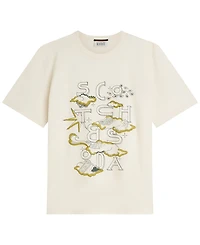 Scotch & Soda Men's Front Artwork Regular-Fit T-Shirt