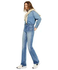 KanCan Women's Denicee High Rise Bootcut Jeans