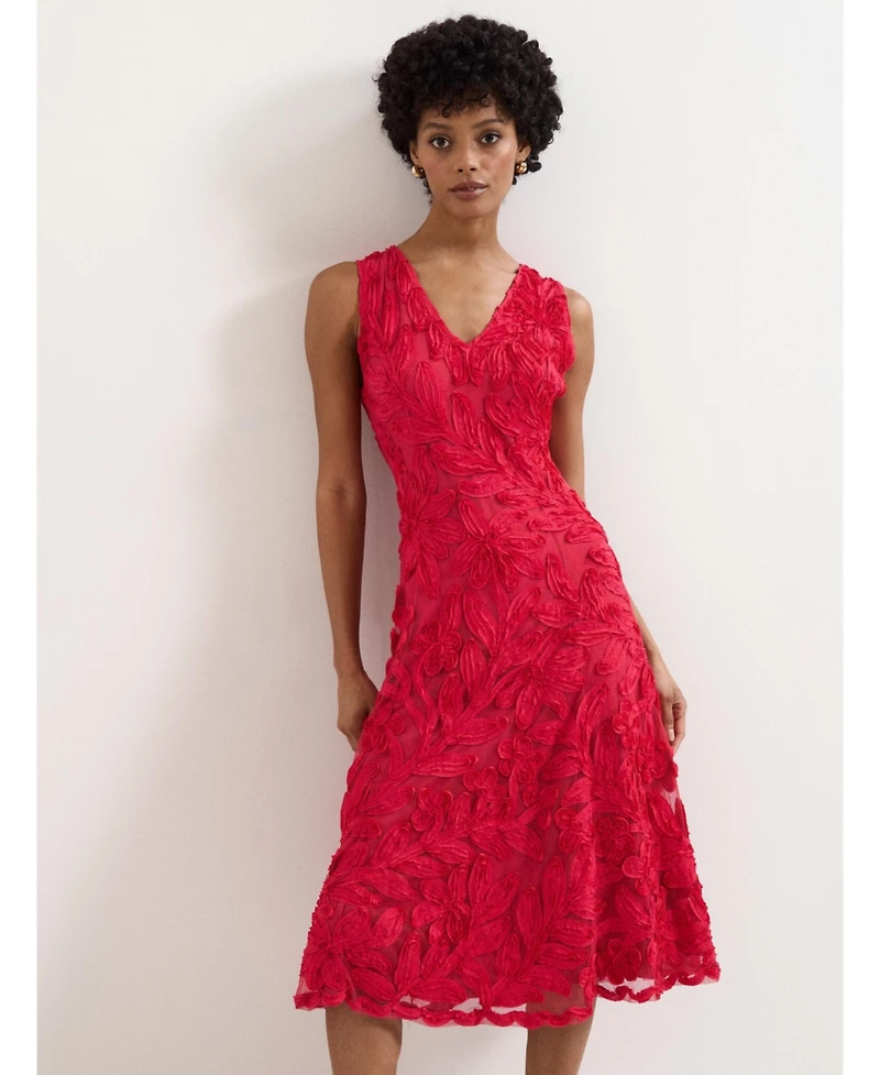Phase Eight Women's Paloma Embroidered Fit Flare Dress