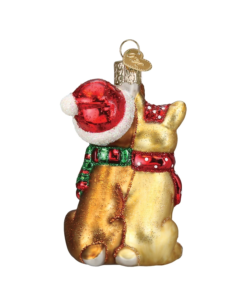 Old World Christmas 3.5" Rudolph and Clarice Ornament