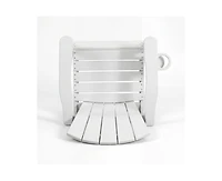 sumyeg All Weather Hdpe Bar Height Adirondack Chair with Armrests and Cup Holder