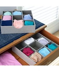 Household Essentials 9-Compartment Drawer Organizers, Pack of 2