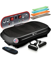 LifePro Vibration Plate Machine – Whole Body Workout w/ Loop Bands for Weight Loss & Toning