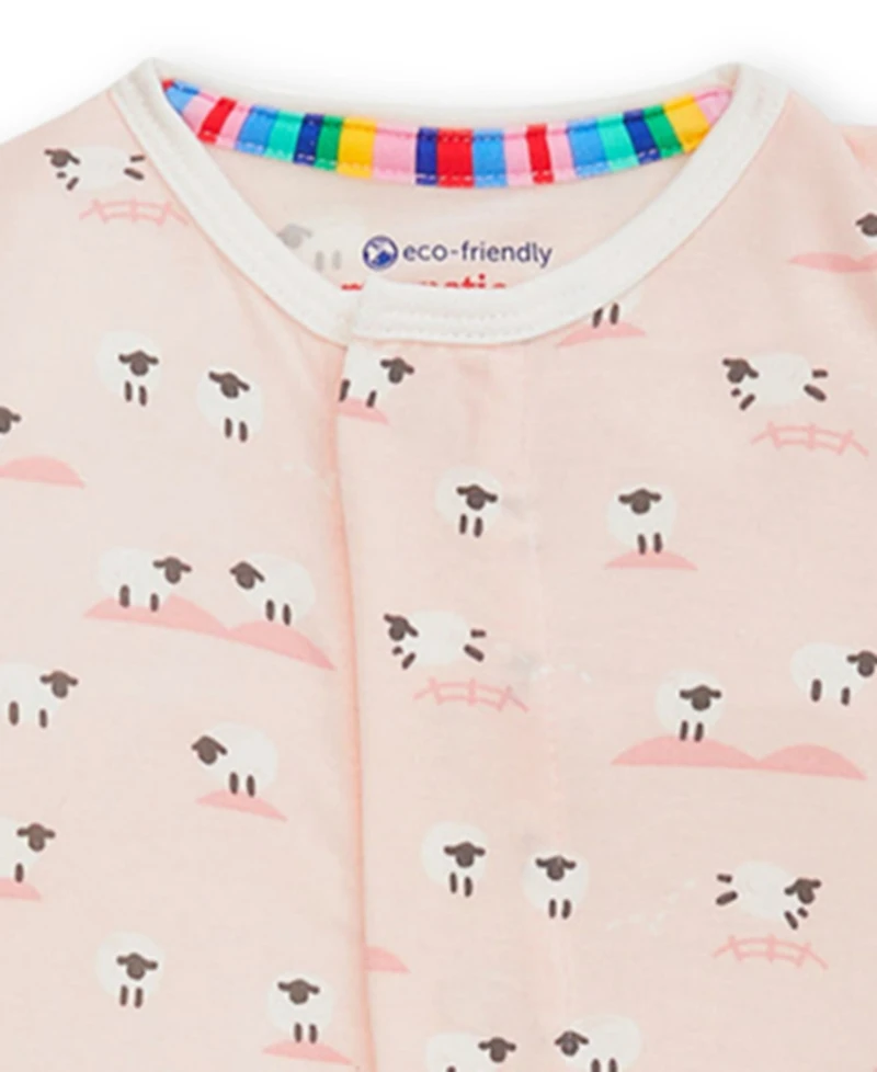 Magnetic Me Baby Girls' Baa Long-Sleeve Coverall