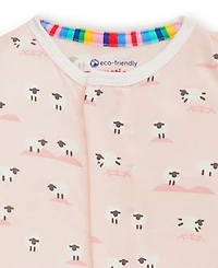 Magnetic Me Baby Girls' Baa Long-Sleeve Coverall