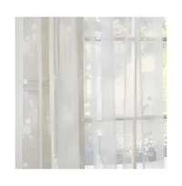 Habitat Mona Lisa Jacquard Lace Tailored Sheer Panel