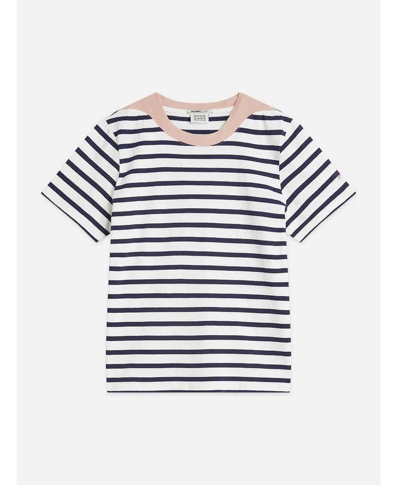 Scotch & Soda Women's Breton Regular Fit Tops and Tees