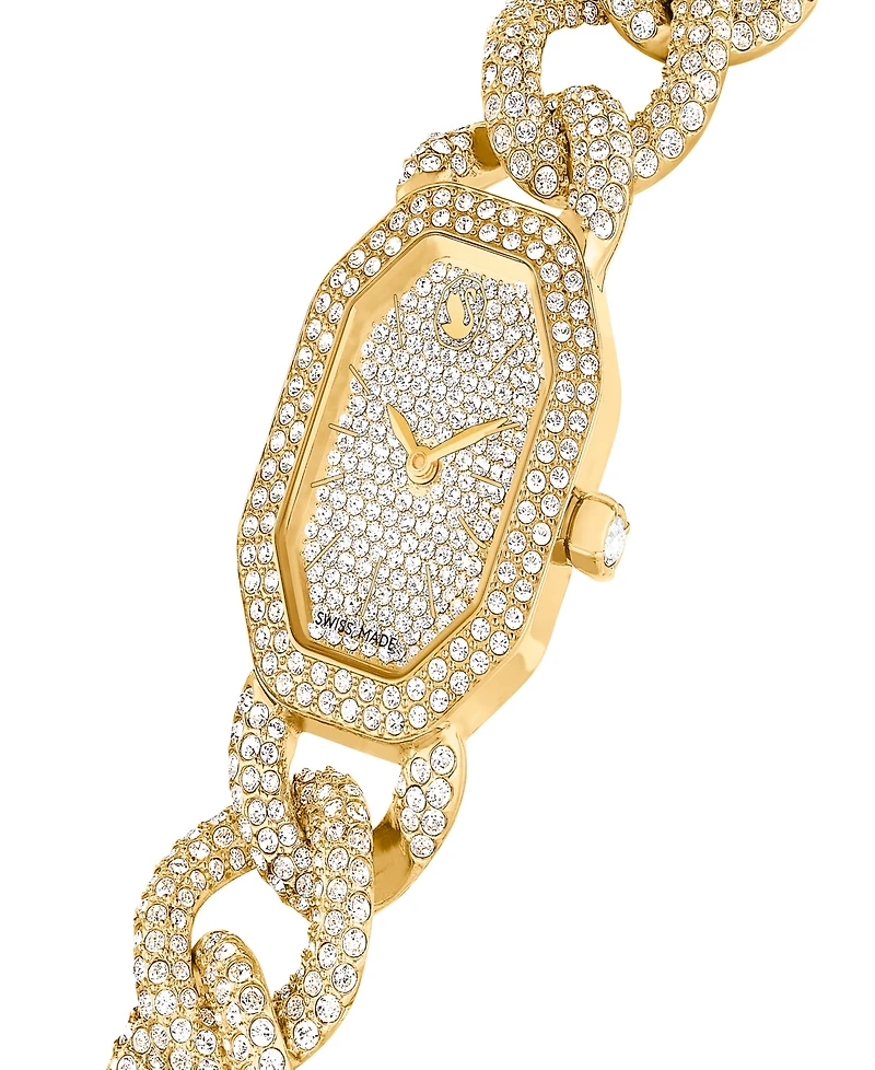 Swarovski Dextera Chain Swiss Crystal Bracelet Watch 44 x 20mm