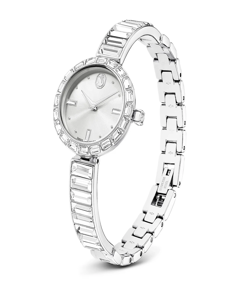 Swarovski Matrix Swiss Crystal Bangle Watch 25 x 25mm