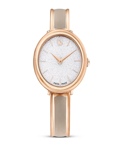 Swarovski Crystalline Swiss Metal Bracelet Bangle Watch 32 x 32mm