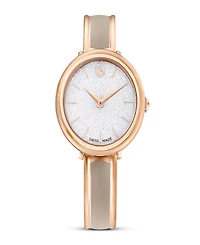 Swarovski Crystalline Swiss Metal Bracelet Bangle Watch 32 x 32mm