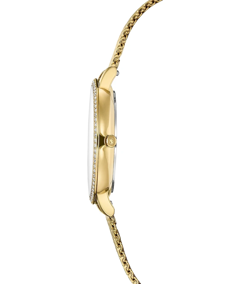 Swarovski Clarica Swiss Metal Bracelet Watch 35 x 35mm