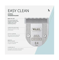 Wahl Pro Animal Easy Clean Trimmer Blade for cat & dog grooming, compatible with Vetiva Mini & BravMini+, 0.4 mm cut length.