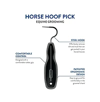 Wahl Professional Animal Equine Grooming Horse Hoof Pick Horse Hoof Pick for Grooming Ergonomic Rubber Handle Horse Cleaning Tool