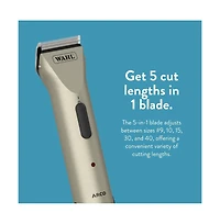 Wahl Professional Animal Arco Equine Horse Cordless Clipper Kit, Champagne