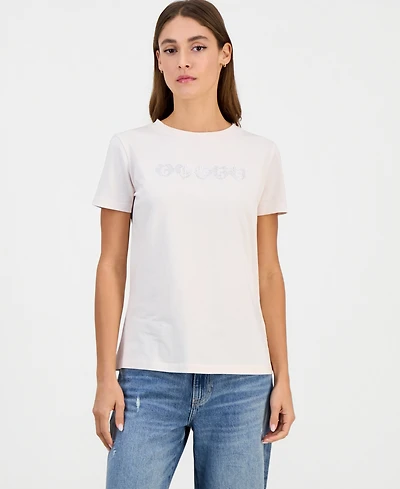 Guess Women's Lunita Crewneck Short-Sleeve T-Shirt