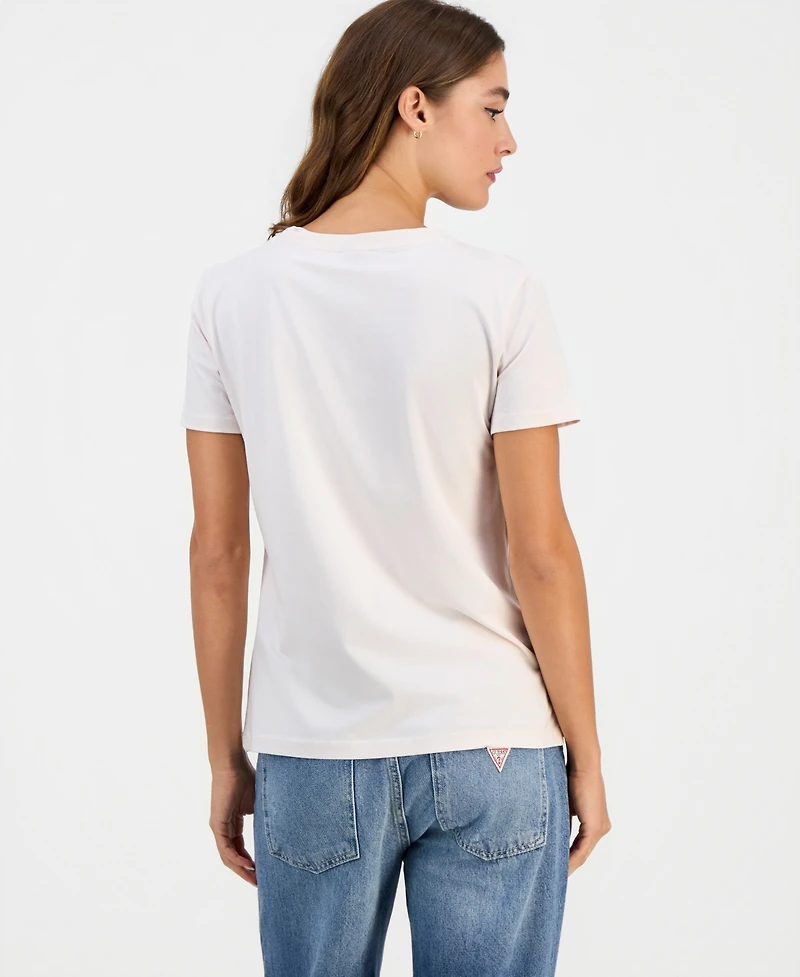 Guess Women's Lunita Crewneck Short-Sleeve T-Shirt