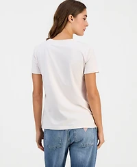 Guess Women's Lunita Crewneck Short-Sleeve T-Shirt