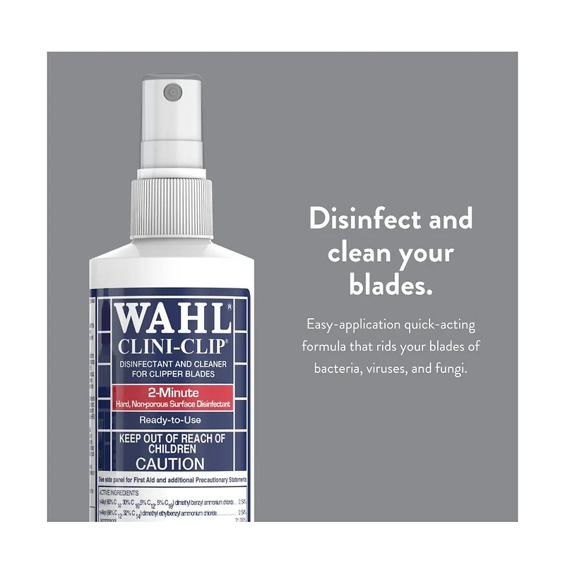 Wahl Professional Animal Clini-Clip Blade Disinfectant and Cleaner Spray