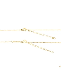 Unwritten Cubic Zirconia Gold-Tone Plated Western Icon Pendant Duo Pendant Necklace Set