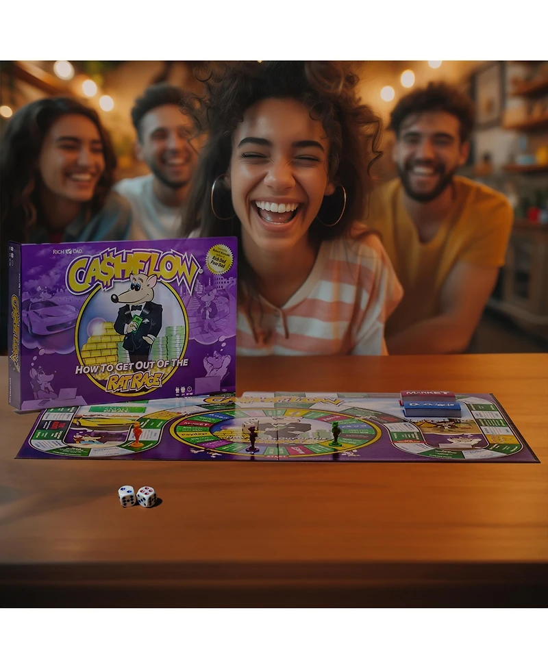 Rich Dad Cashflow Strategic Investing and Educational Board Game, 2020 Redesign