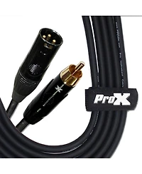 ProX Xc-RXM05 5' Rca-m to XLR3-m Unbalanced High Performance Audio Cable